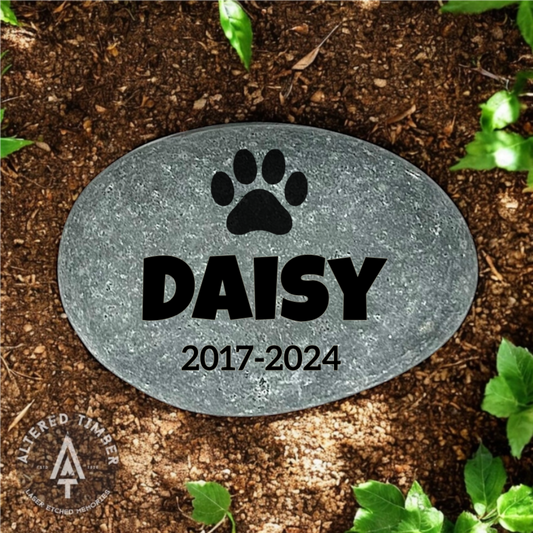 River Rock Memorial 3-4 Inch