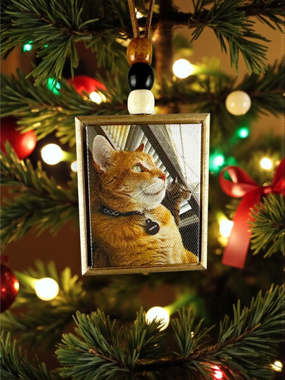 Mini Pet Portrait Memorial - Altered Timber