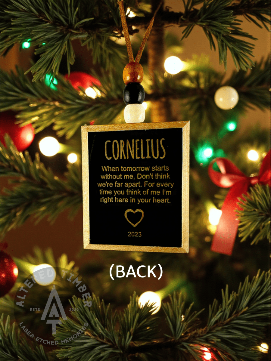 Mini Pet Portrait Memorial - Altered Timber