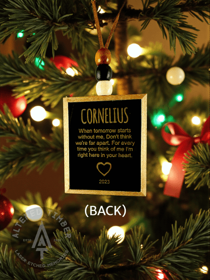 Mini Pet Portrait Memorial - Altered Timber