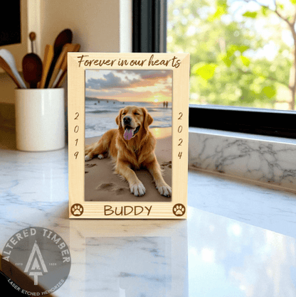 Personalized 5x7 Photo Frame - Altered Timber