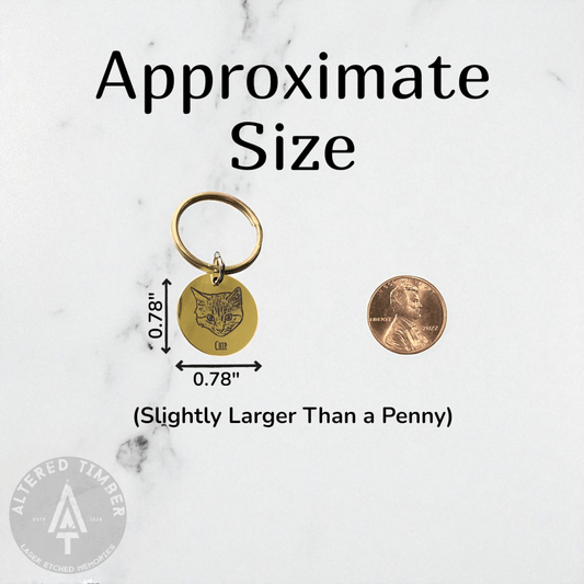 Personalized Pet Face Keychain - Altered Timber